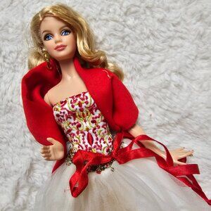 2010 Holiday Barbie Doll Collector Mattel Christmas